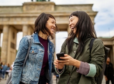 women chatting with each other