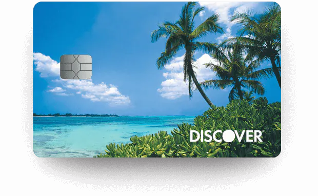 Discover it Miles Travel Credit Card beach design