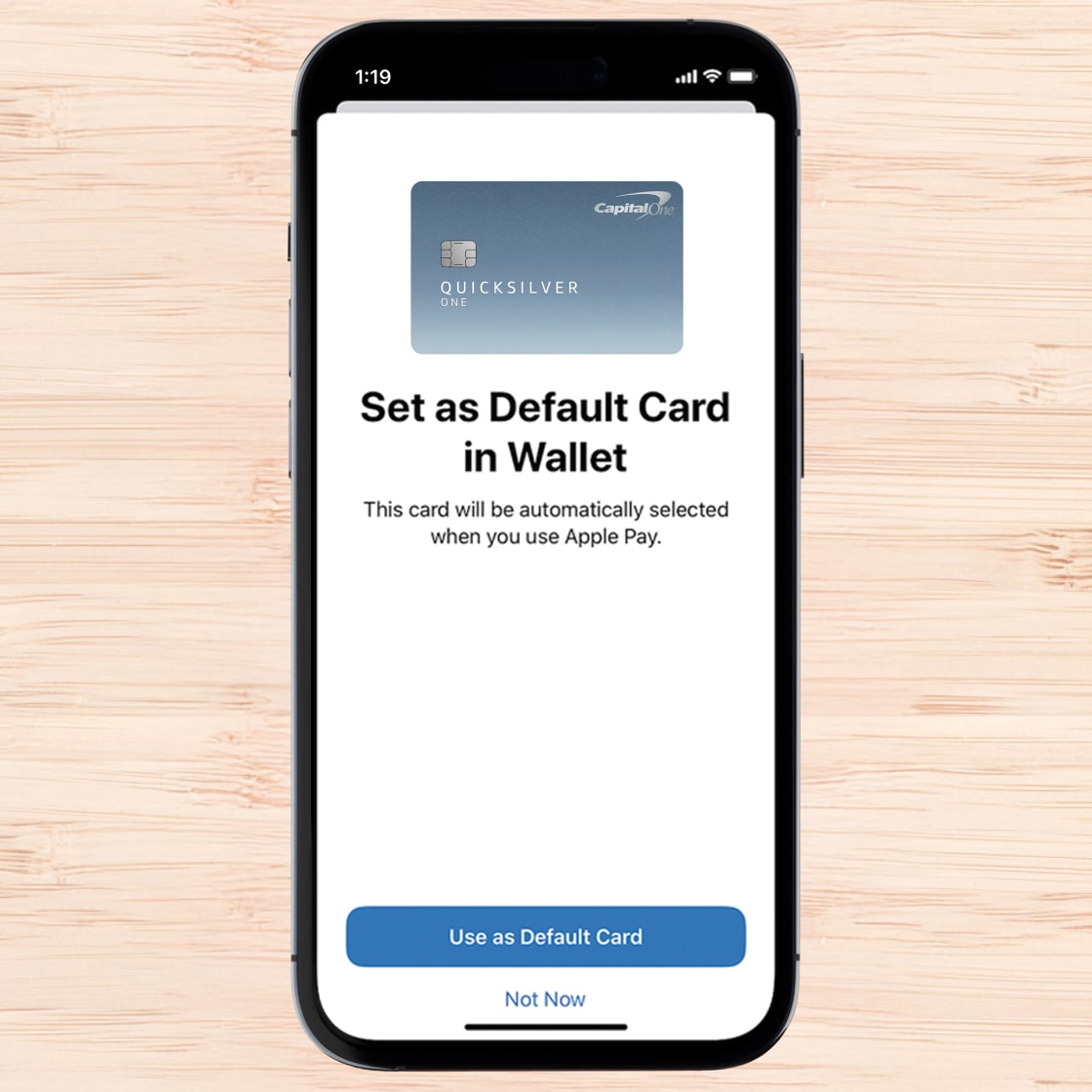 Setting up Apple Pay on an iPhone