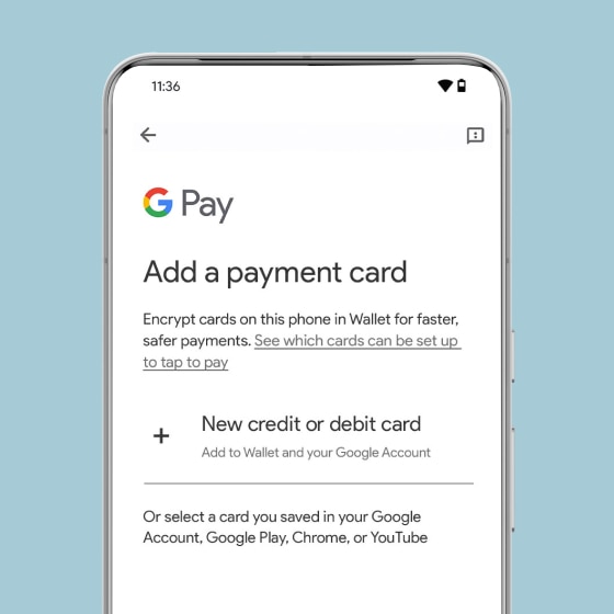 Setting up Google Pay on an Android