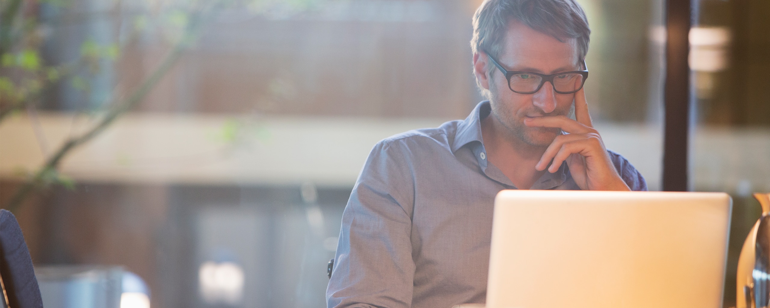 A person checks to see whether their personal information is on the dark web.