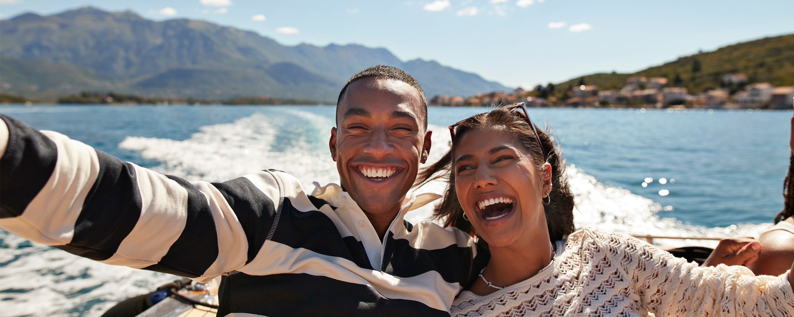 Friends connecting on an outing