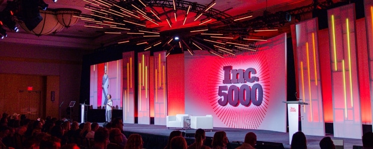 Inc 5000 Conference stage.