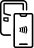 Credit card tapping on a machine