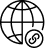 World with a connected icon