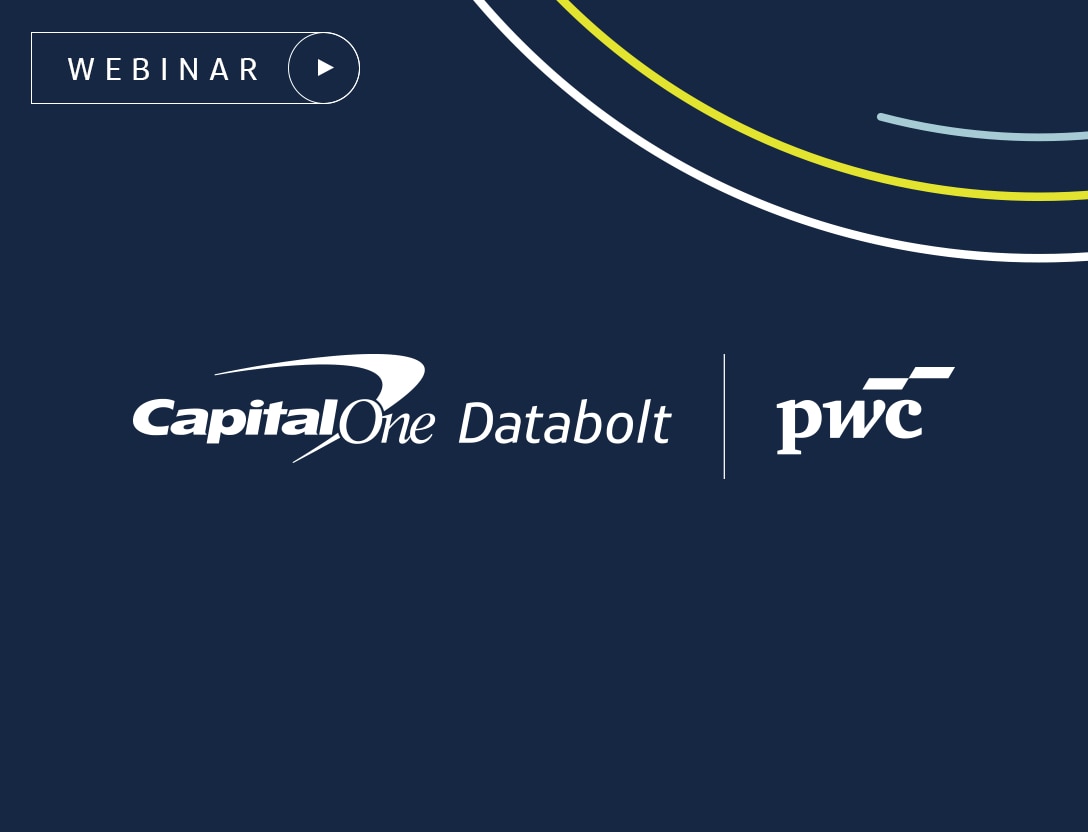 Capital One Databolt and PwC logos