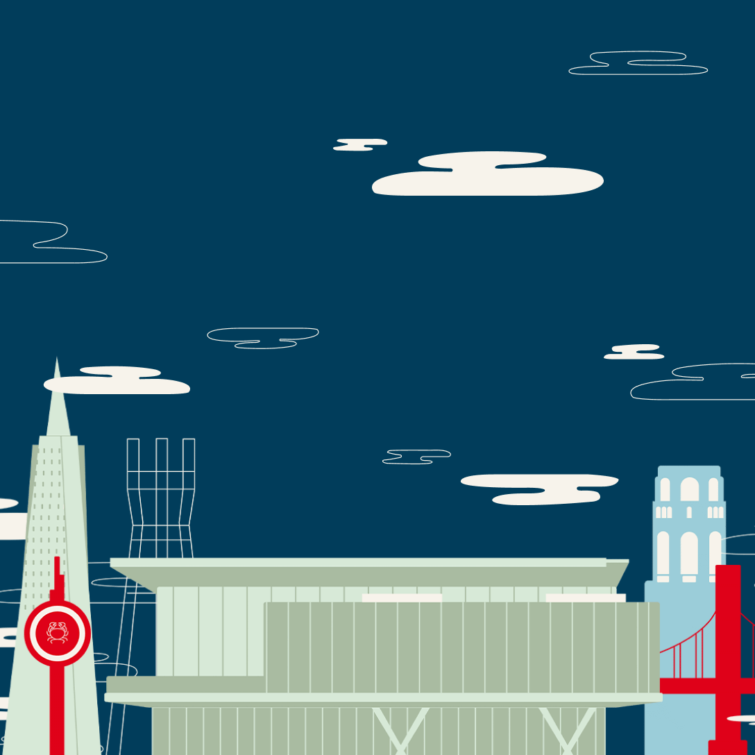 San Francisco skyline illustration