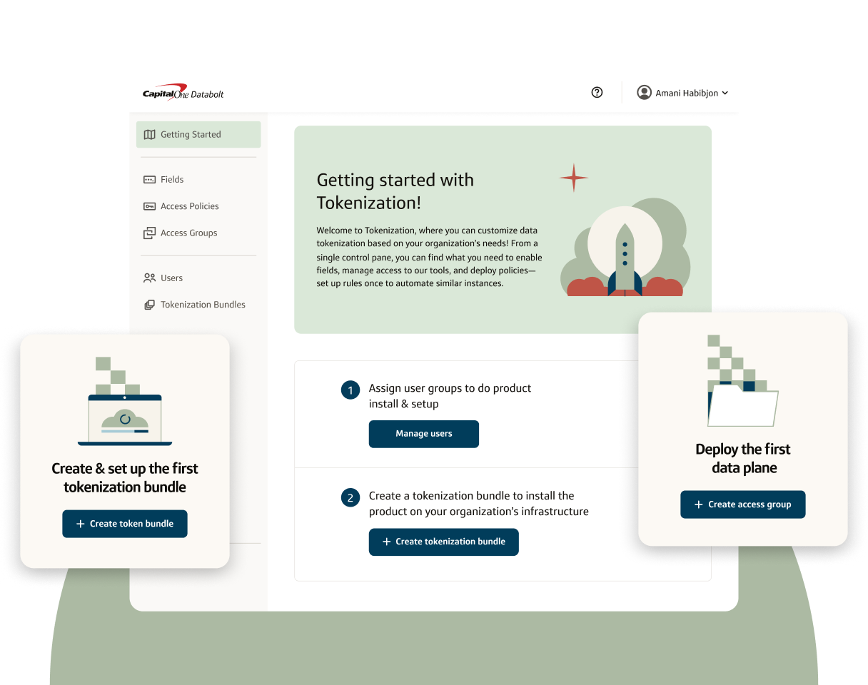 Capital One Databolt product screenshot