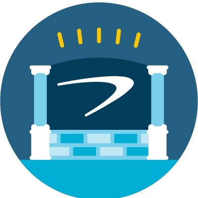 columns and capital one logo icon