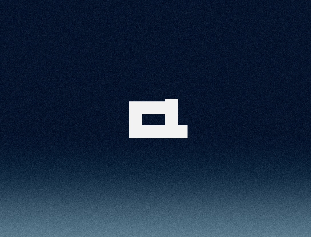White ACL logo against dark blue background