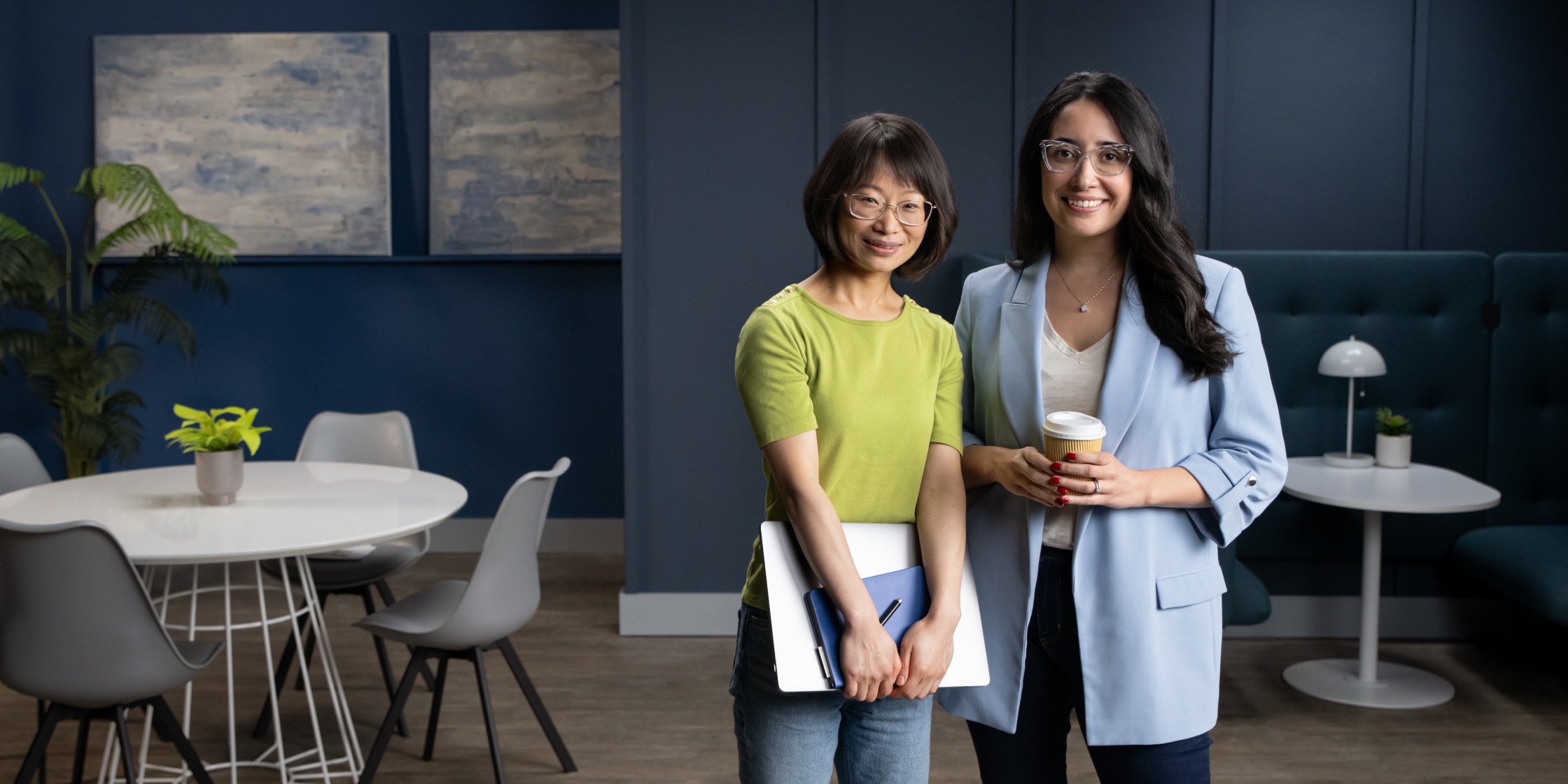 Photo of Fatma and Lina, two engineers at Capital One