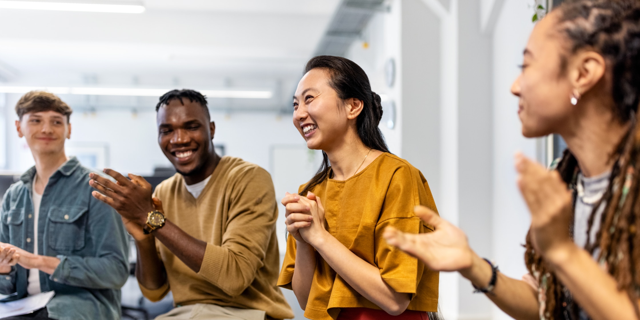 People at an academic conference