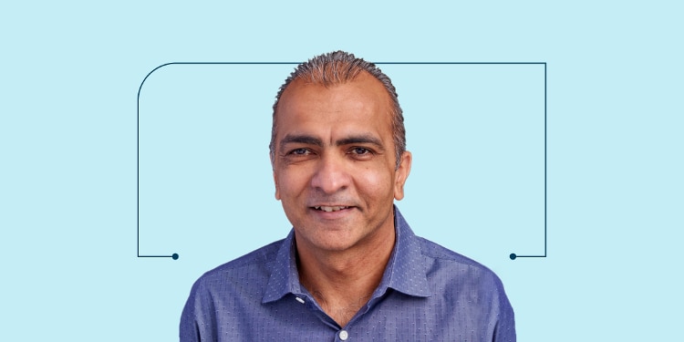 Tech leadership at Capital One, Shehzad Mevawalla headshot