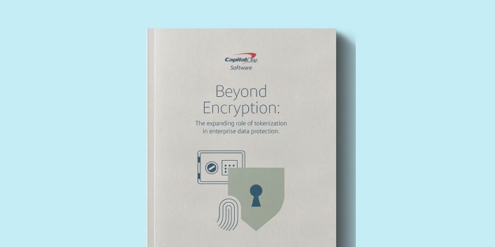 Tokenization white paper presented as physical book cover against light blue background