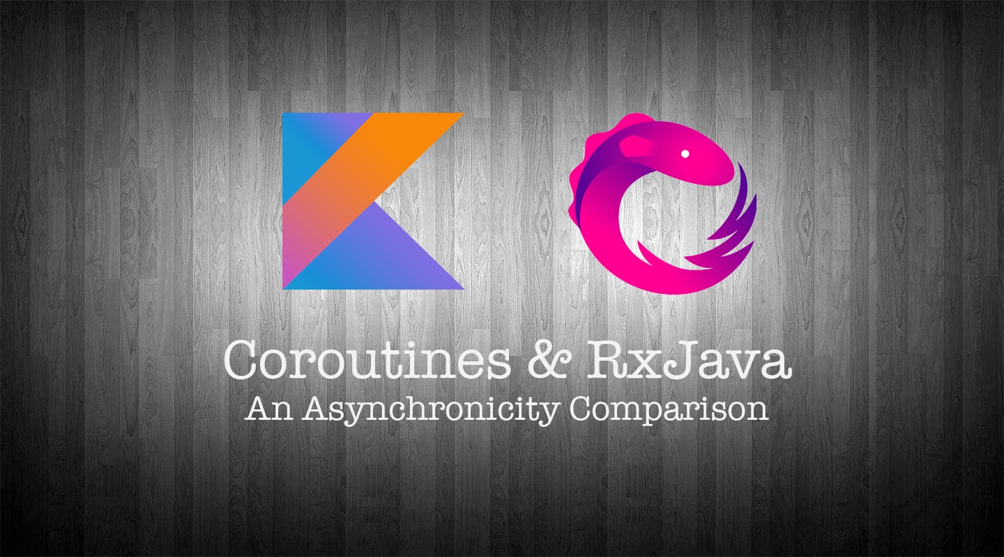 grey wooden background with pink, orange, purple, and blue logos