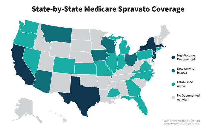 State to State Spravato Coverage